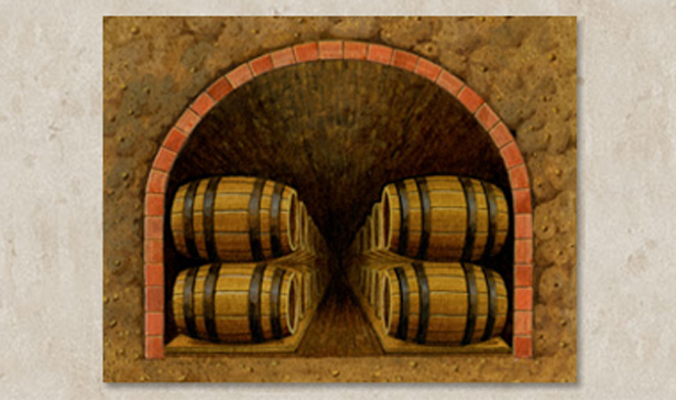 下面発酵用地下冷温貯蔵庫