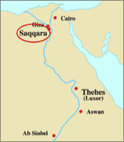 地図：サッカラ