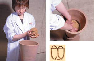 土器内固体発酵（嫌気発酵※）