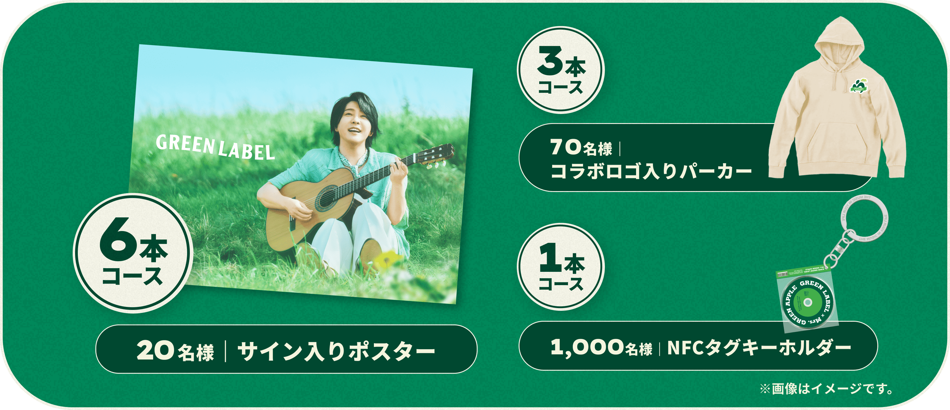 KIRIN GREEN LABEL × Mrs. GREEN APPLE コラボキャンペーン｜淡