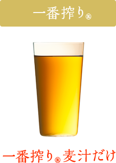 一番搾り®　一番搾り®麦汁だけ