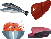 イワシ レバー エビ カツオ