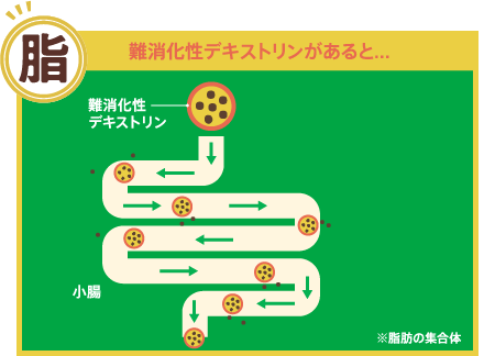 難消化性デキストリンがあると・・・