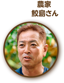 農家 鮫島さん