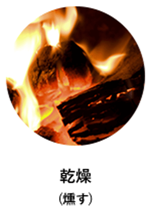 乾燥(燻す)