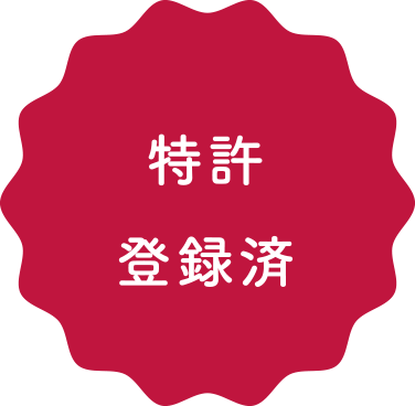 特許登録済