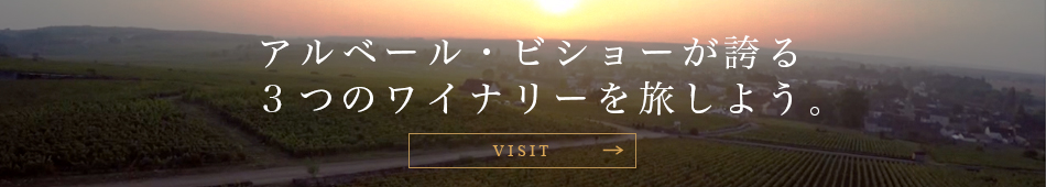アルベール・ビショーが誇る3つのワイナリーを旅しよう。