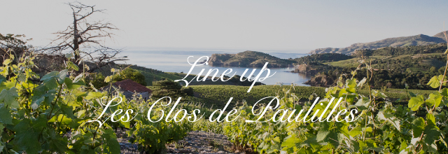 Line up Les Clos de Paulilles