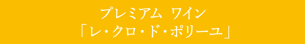 プレミアム ワイン 「レ・クロ・ド・ポリーユ」