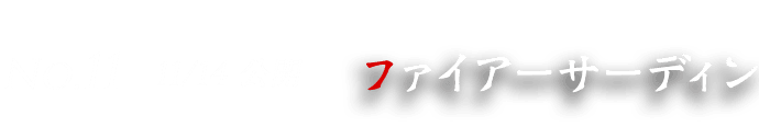 No.11 11/14 ファイヤーサーディン