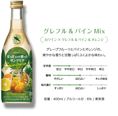 ギュギュッと搾ったサングリア 日本 ワイン メルシャン キリン ギュギュッと搾ったサングリア 日本 ワイン メルシャン キリン