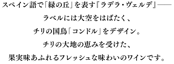 ラデラ ヴェルデ チリ ワイン メルシャン キリン ラデラ ヴェルデ チリ ワイン メルシャン キリン