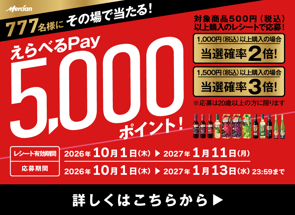 えらべるPay 5000ポイントキャンペーン