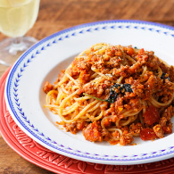 和風ミートソースパスタ