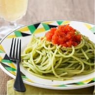 明太子のジェノベーゼパスタ