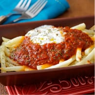 トルコ風 フライドポテトのボロネーゼ