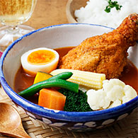 彩り野菜のスープカレー