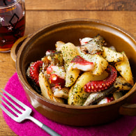 タコとサーディンのオイル煮 