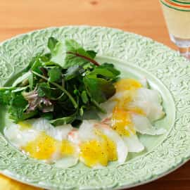 白身魚のカルパッチョ