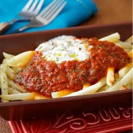 トルコ風 フライドポテトのボロネーゼ