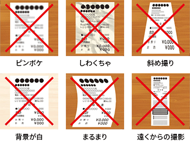 悪い撮影の例 画像