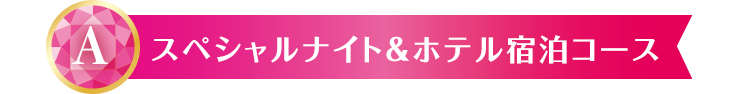 A スペシャルナイト&ホテル宿泊コース