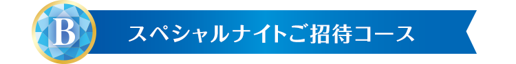B スペシャルナイトご招待コース