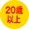 20歳以上
