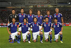日本代表選手集合写真