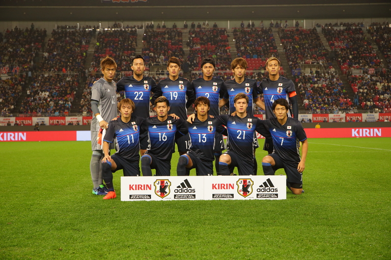 日本代表選手集合写真