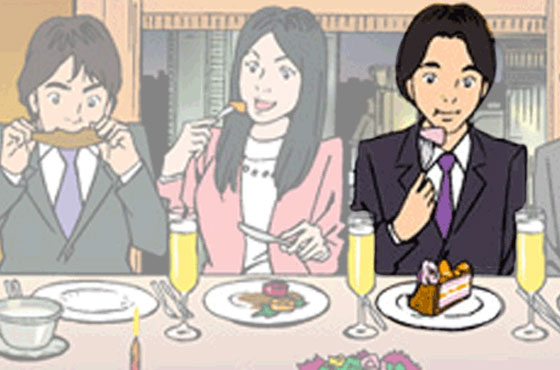 ナイフは右手 フォークは左手をキープしなさいね キリンビール大学 キリン