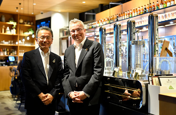 CDP会長ポール・ディキンソン氏とキリンホールディングスのCSV戦略担当役員がSVB TOKYOで対談しました