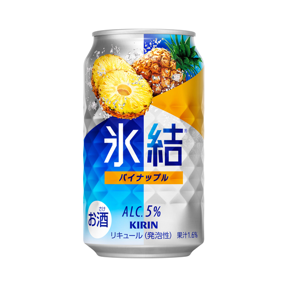 ☆ROZE☆ 食品サンプル 氷結缶 持ち上げハイボール キリン 氷結® パイナップル 350ml 缶(お酒)|商品・品質情報