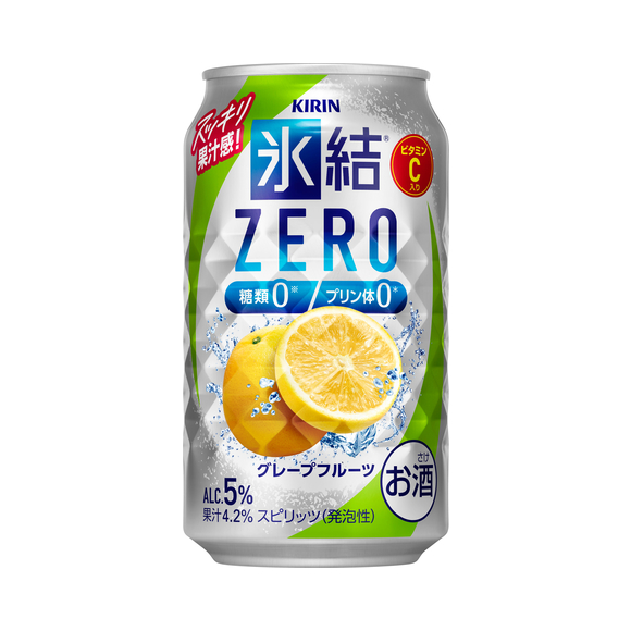 キリン 氷結®ZERO グレープフルーツ 350ml 缶（お酒）｜商品・品質情報