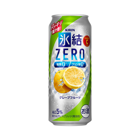 キリン 氷結®ZERO グレープフルーツ 500ml 缶（お酒）｜商品・品質情報