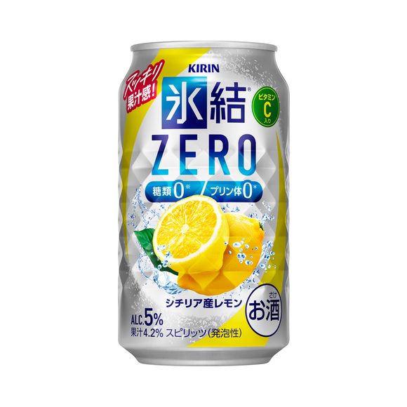キリン 氷結®ZERO シチリア産レモン 350ml 缶（お酒）｜商品・品質情報