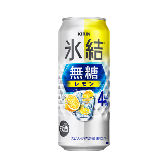 キリン 氷結®無糖 レモン ALC.4% 500ml 缶（お酒）｜商品・品質情報