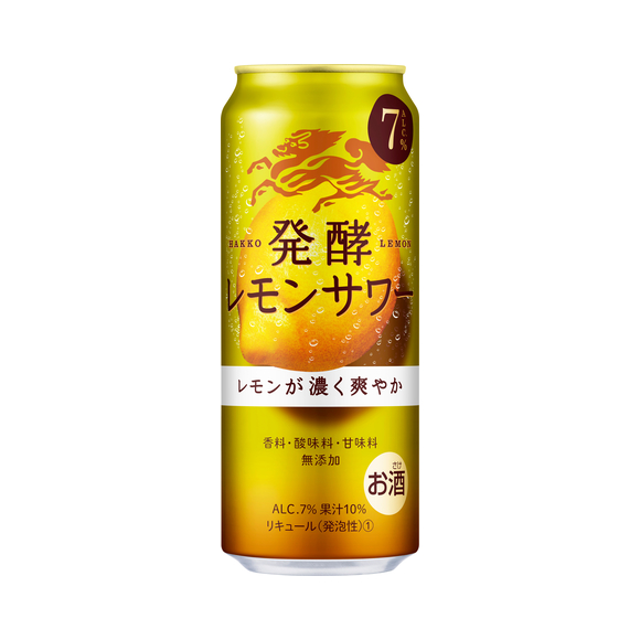 麒麟 発酵レモンサワー 500ml 缶（お酒）｜商品・品質情報｜チューハイ 