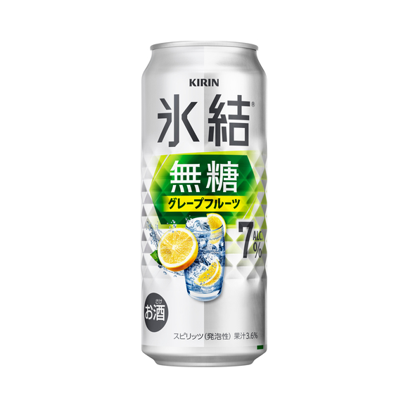キリン 氷結®無糖 グレープフルーツ ALC.7% 500ml 缶（お酒）｜商品