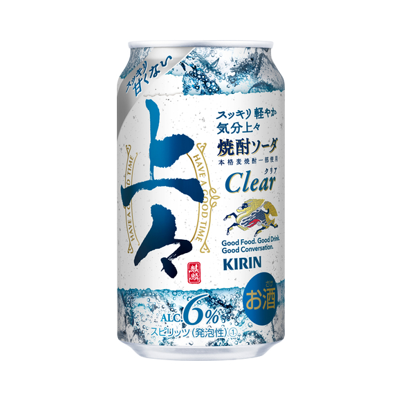 キリン 上々 焼酎ソーダ 350ml 缶（お酒）｜商品・品質情報（お酒