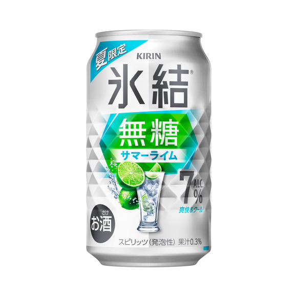 キリン 氷結®無糖 サマーライム ALC.7%（期間限定） 350ml 缶（お酒