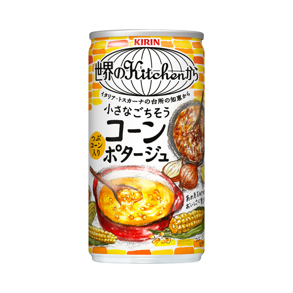 キリン 世界のKitchenから 小さなごちそう コーンポタージュ 185g 缶