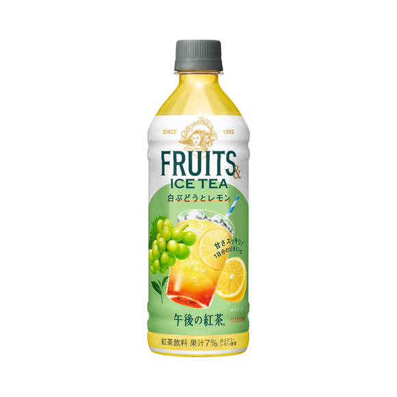 【ラビットヘアクォーツ/Cutレモンシトリン】内径16cm 浄化済 No,594 キリン 午後の紅茶 FRUITS ＆ ICE TEA 白ぶどうとレモン 500ml ペット