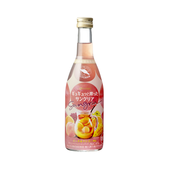 ギュギュッと搾ったサングリア ピーチ＆マンゴーMix 400ml