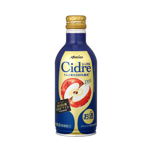 おいしい酸化防止剤無添加ワイン シードル ドライ 290ml 缶｜商品