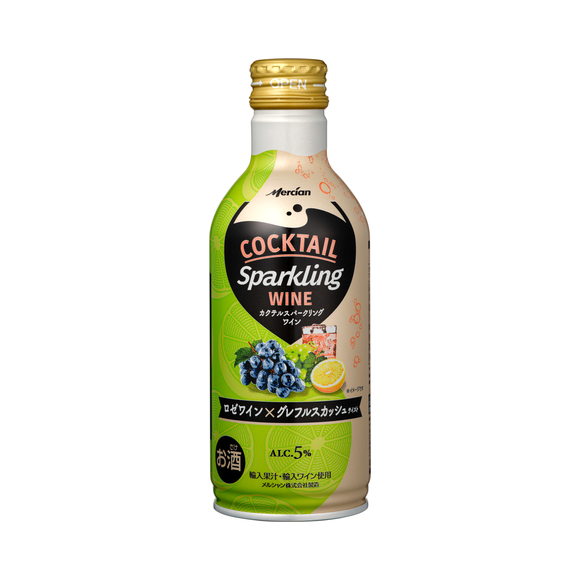 伝説のクリフクリトカクテル カクテルスパークリングワイン ロゼワイン×グレフルスカッシュ 290ml