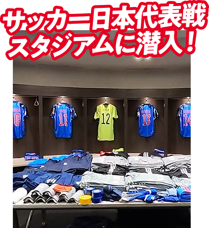 The Blue 360°/ サッカー日本代表戦スタジアムに潜入！