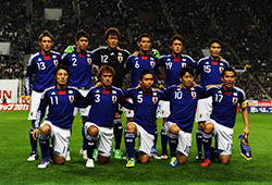 日本代表選手集合写真
