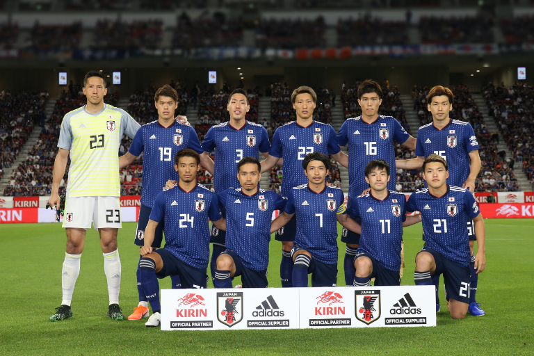 日本代表選手集合写真