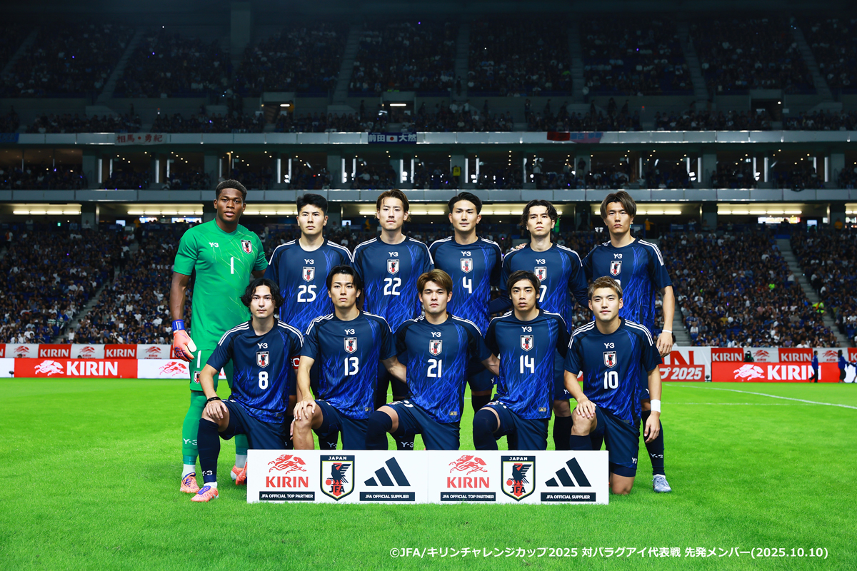 日本代表選手集合写真